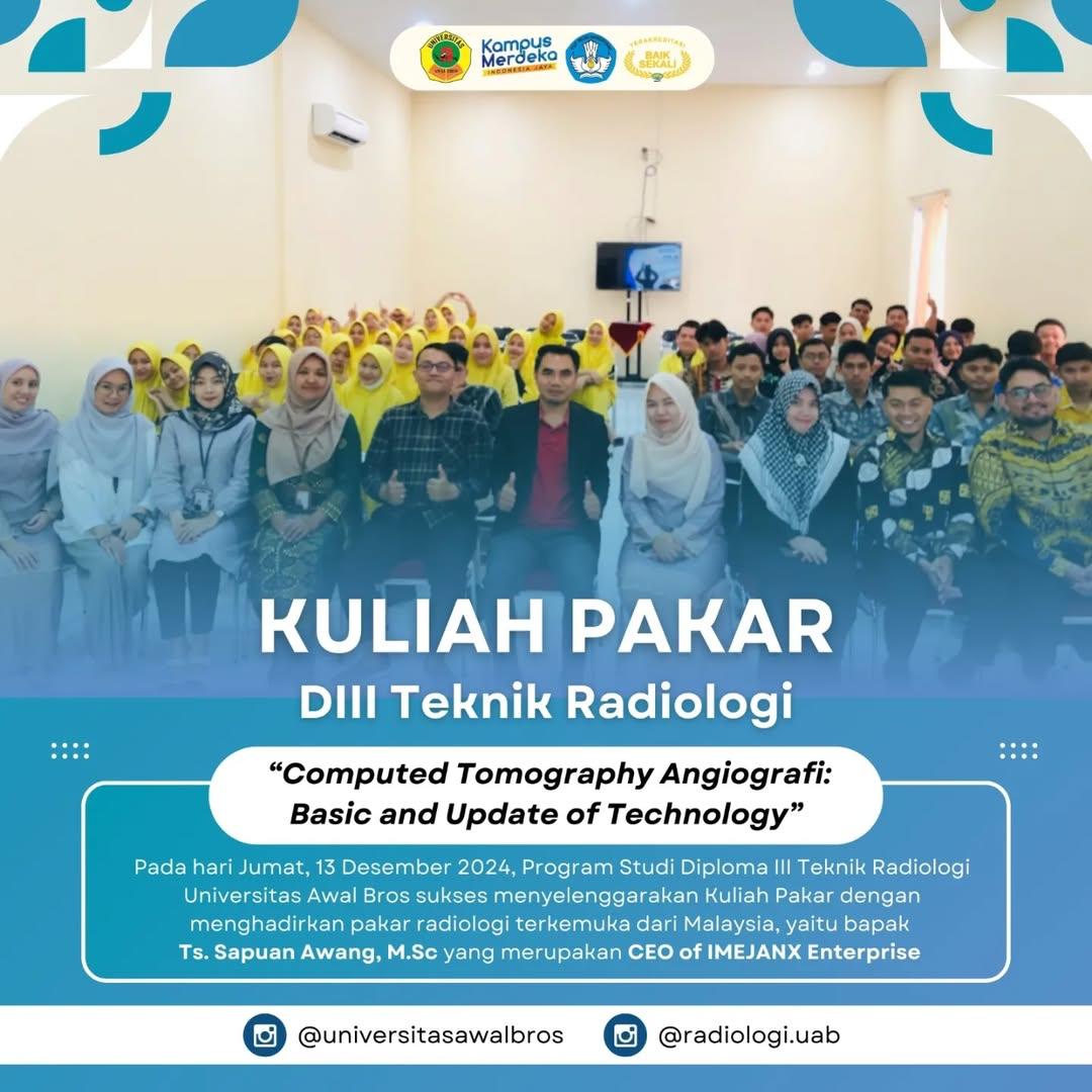 Seminar Luring Bahas Tuntas Computed Tomography Angiografi Bersama Bapak Ts. Sapuan Awang, M.Sc.