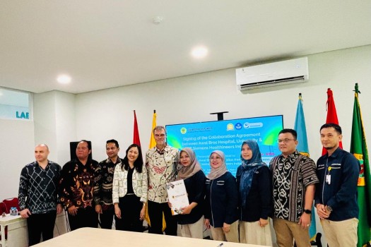 Penandatanganan Kerja Sama Universitas Awal Bros dengan PT Siemens Healthineers Indonesia
